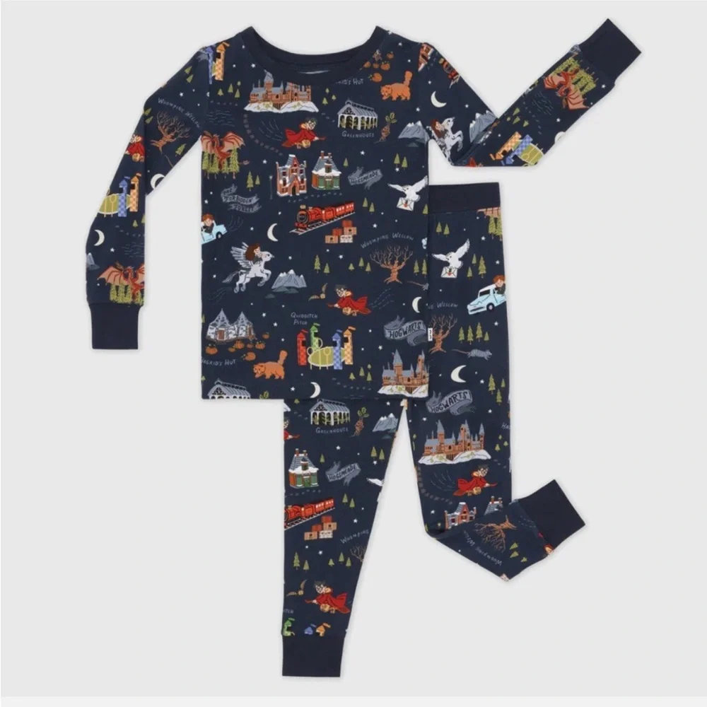 Little Sleepies Harry Potter™ Evening at Hogwarts™ Two-Piece Pajama Set - Picture 1 of 8